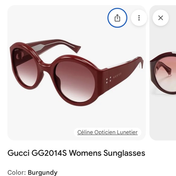 Gucci Women´s Red Sunglasses